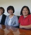 The ___'s Kang Jung-sook, left, Kim Sook-young, Ahn Ji-eun.