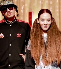 Yoon Mi-rae, right, and her husband Drinken Tiger. (NEWSis)