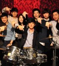 From left, Edward Soo-min Han (Keyboard), David Dong-jin Kim (Guitar), Andrew Sunghwan Kim (Vocal), Ashley JungAh Chung (Vocal), Marvin Won-bin So (Drum), Paul Jin-wang Yoo (Vocal), Philip Hyung-ho Shin (Guitar), Gerry Hyung-joo Nam (Bass), Alex Yeon-Sung Jung (Director, Manager)