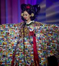 Miss Korea, Yebin-Yoo, poses for the judges, during the national costume show during the 63rd annual Miss Universe Competition in Miami, Fla., Wednesday, Jan. 21, 2015. (AP Photo/J Pat Carter)