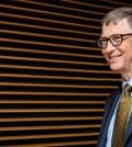 Microsoft founder Bill Gates arrives at the European Commission headquarters in Brussels on Thursday, Jan. 22, 2015. (AP Photo/Geert Vanden Wijngaert)