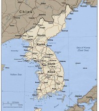 Map of South and North Korea (Yonhap)