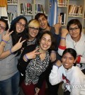 Members of a Hallyu fanclub in Argentina which led the effort to get K-dramas onto local television. (Yonhap)