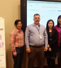 Milpitas Public Library librarian Stephen Fitzgerald, second from left, with culture program participants.