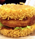 Lotteria's ramen burger (Courtesy of Johanne Miller)