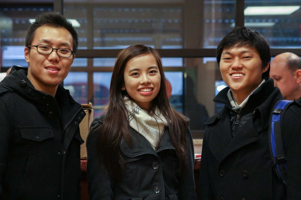 RLC founding team Robert Lee (right), Louisa Chen (center) and Paul Sun (left). (Courtesy of Rescuing Leftover Cuisine)