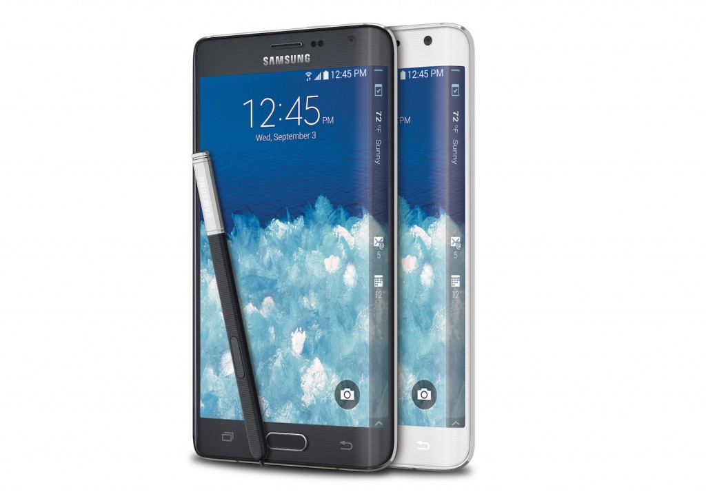 One of the Galaxy S6 models will sport two curved edges similar to the Note Edge. (Courtesy of Samsung)