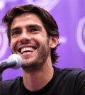 Orlando City superstar Kaka listens to a question during a news conference at the Orlando City Soccer media day in Orlando, Fla., Wednesday, March 4, 2015. The MLS players may go on strike if a new deal with the league isn't reached. They are fighting for free agency, but a raise in the minimum salary is also on the table as they negotiate a labor contract to replace the agreement that expired Jan. 31. (AP Photo/Orlando Sentinel, Joe Burbank)