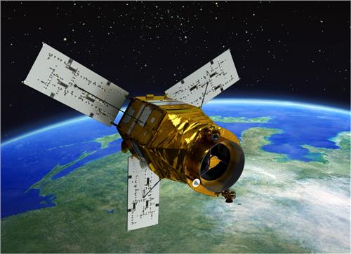 An image of the Korea Multipurpose Satellite-3A (KOMSAT-3A) launched from Russia's Yasny launch base on March 26, 2015. (Photo courtesy of KARI)
