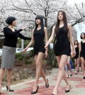 models, modeling majors, cherry blossom