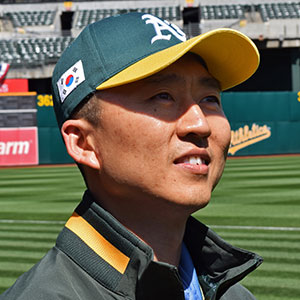 The exclusive A's hat made for Korean Heritage Night (Courtesy of the Oakland Athletics)