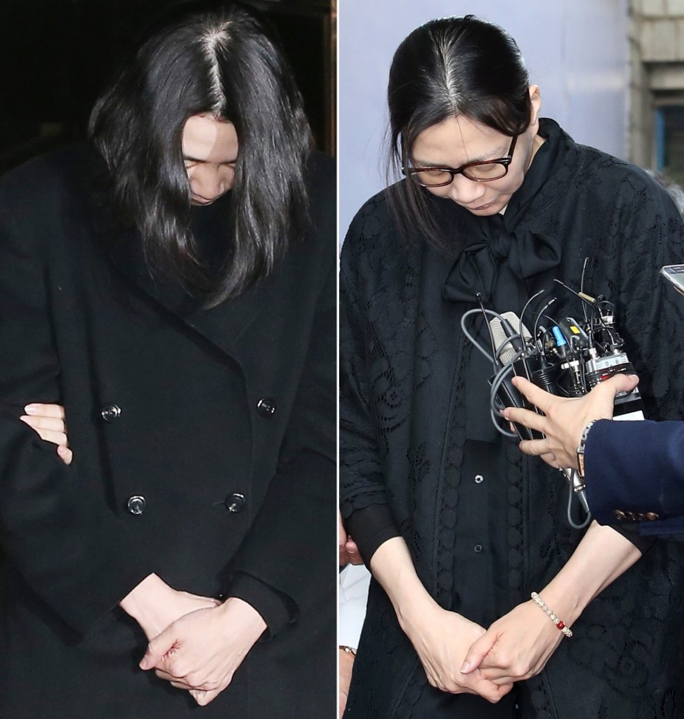  Cho Hyun-ah, a former vice president of Korean Air Lines, had been in custody since her December arrest (left). She was freed after 143 days on May 22, 2015. (Yonhap) 