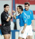 Ecuadorian referee Byron Moreno, left, has somewhat of a celebrity status in Korea to this date. (AP file)