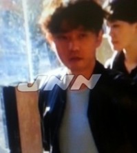 Japanese broadcast station TBS showed footage of Kim Jong-chul in London Wednesday. (Yonhap)