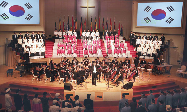 A Korean War commemoration and peace concert was held inside Promise Church in Flushing, N.Y., Saturday.