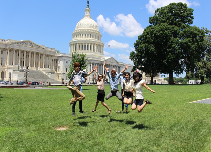 North Korean defector students at a leadership program in Washington D.C. (Courtesy of Facebook/Global Giving)
