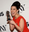 Ruthie Ann Miles poses with the award for best performance by an actress in a featured role in a musical for “The King & I” in the press room at the 69th annual Tony Awards at Radio City Music Hall on Sunday, June 7, 2015, in New York. (Photo by Evan Agostini/Invision/AP)