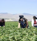 Eunice Gonzalez with her parents in Santa Marica, Calif. (Facebook/Photo credit: Jorge Flores)