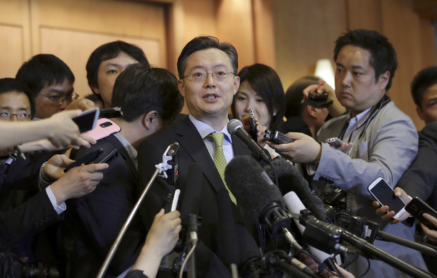 South Korea's Special Representative for Korean Peninsula Peace and Security Affairs Hwang Joon-kook (AP Photo/Lee Jin-man)