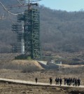 Photo of North Korean missile launch pad (Yonhap/KCNA)