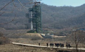 Photo of North Korean missile launch pad (Yonhap/KCNA)