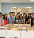 Korean American student organization Shakespeare For All donated 1,300 books and $1,000 to YNOT's L.O.V.E. Library project in late July.