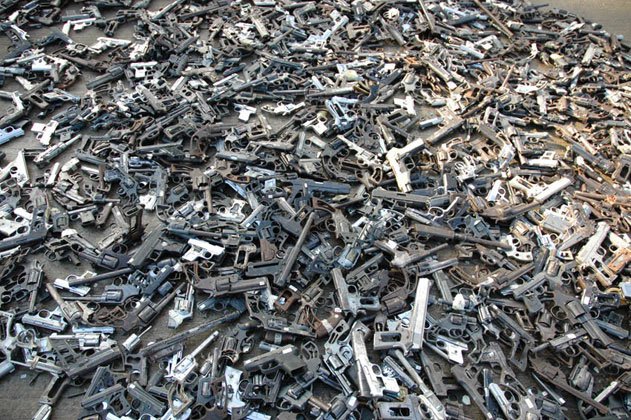 Part of Pedro Reyes' haul (Courtesy of Pedro Reyes via Creative Commons License)