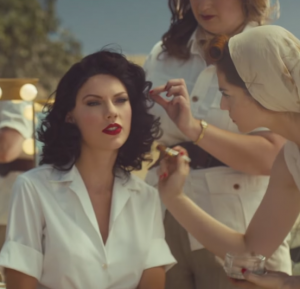 A screenshot from Taylor Swift's latest music video for "Wildest Dreams" directed by Korean American Joseph Kahn (YouTube)