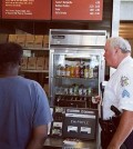 Sergeant Hagarty of the Chicago Police Department offered a meal to a homeless man and was unknowingly caught on tape. (Courtesy of the Chicago Police Department)