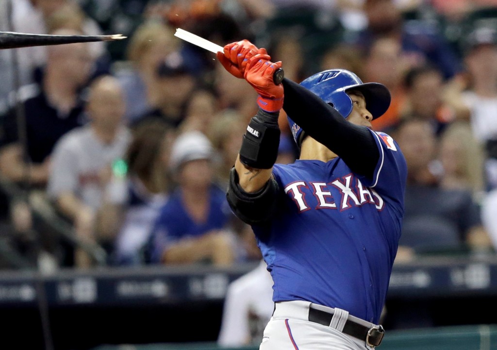 Choo Shin-soo has his sight on breaking his single season home run record. (AP)