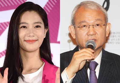 Clara, left, and Ilgwang Group Chairman Lee Kyu-tae have reached a settlement. (Korea Times file)