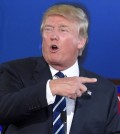 Republican presidential candidate, businessman Donald Trump, speaks during the CNN Republican presidential debate at the Ronald Reagan Presidential Library and Museum on Wednesday, Sept. 16, 2015, in Simi Valley, Calif. (AP Photo/Mark J. Terrill)