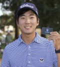 Korean American golfer Michael Kim earned his PGA Tour card for the 2015-2016 season by finishing in the Web.Com Tour's top-25 in earnings this season. (Courtesy of the PGA Tour)