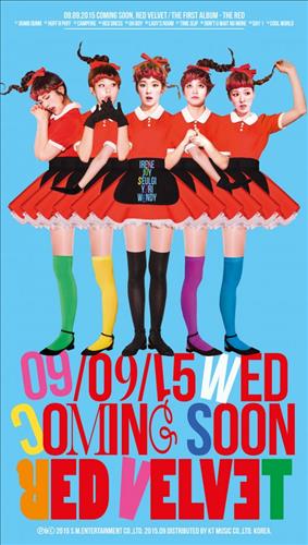 The poster for Red Velvet's upcoming album "The Red." (Photo courtesy of S.M. Entertainment) (Yonhap)