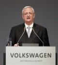 FILE - In a Tuesday, May 5, 2015 file photo, Volkswagen CEO Martin Winterkorn addresses the shareholders during the annual shareholder meeting of the car manufacturer Volkswagen in Hannover, Germany. Winterkorn apologized Sunday, Sept. 20, 2015, after the Environmental Protection Agency said the German automaker skirted clean air rules by rigging emissions tests for about 500,000 diesel cars. "I personally am deeply sorry that we have broken the trust of our customers and the public," Volkswagen chief Martin Winterkorn said in a statement. (AP Photo/Frank Augstein, File)