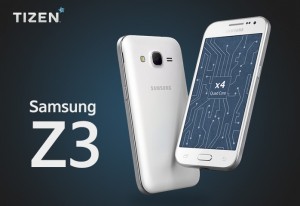 An image of the Samsung Z3 (Photo courtesy of Samsung Electronics Co.)