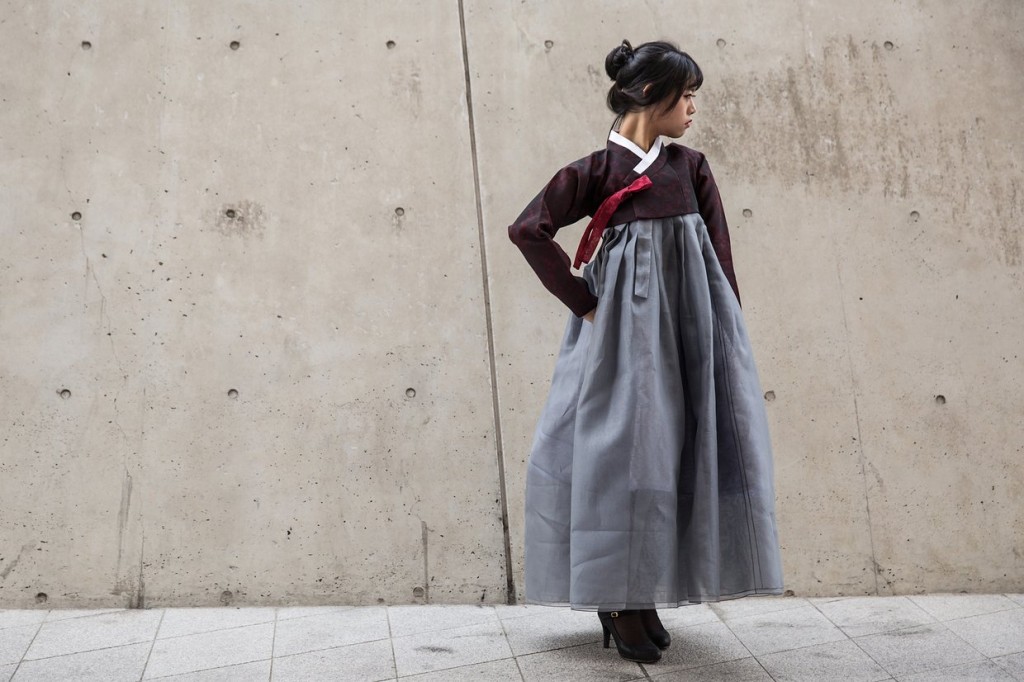 A hanbok by Kwon Miru (Photo courtesy of Yonhap/Kim Kyung-hun)