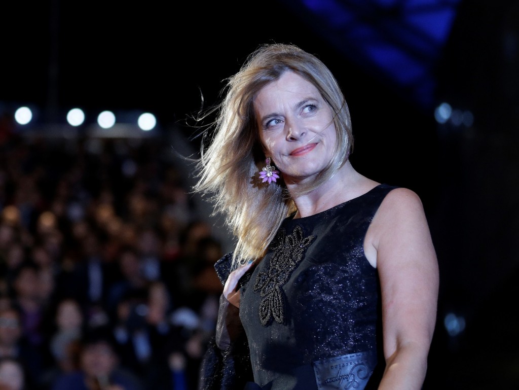 German actress Nastassja Kinski arrives to attend the opening ceremony of the Busan International Film Festival at Busan Cinema Center in Busan, South Korea, Thursday, Oct. 1, 2015. (AP Photo/Ahn Young-joon)