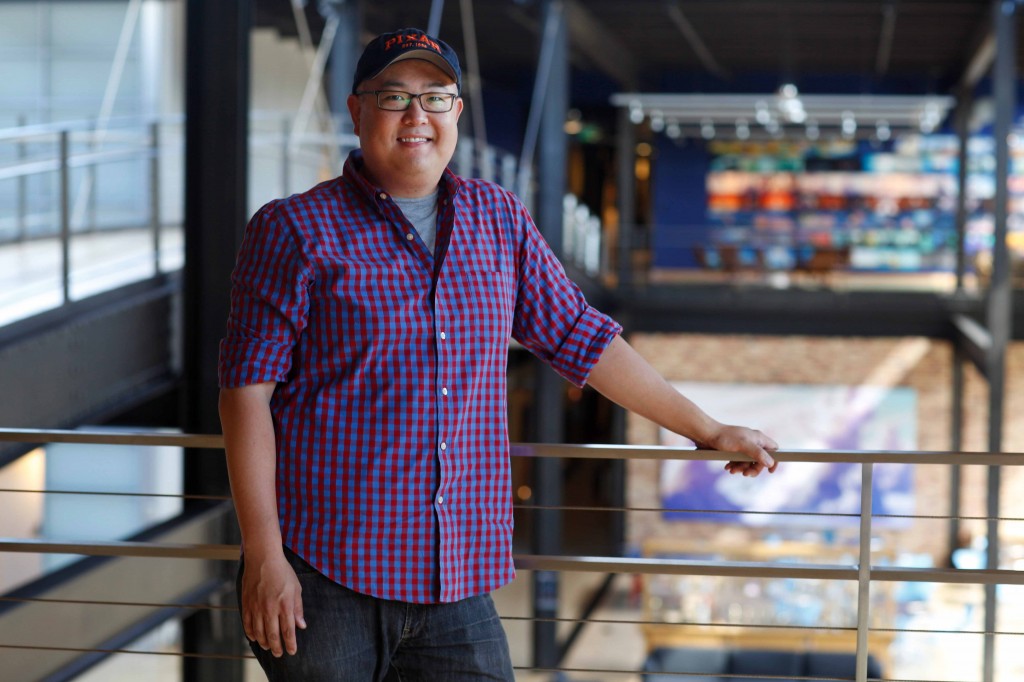 "The Good Dinosaur" Director Peter Sohn is photographed on October 7, 2014 at Pixar Animation Studios in Emeryville, Calif. (Photo by Deborah Coleman / Pixar)