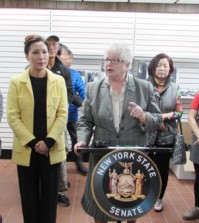 New York Senator Toby Ann Stavisky announced Thursday that construction would begin this month on a 149th Street bridge that has been closed since 2010.