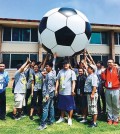 Students and volunteers of the East Los Angeles branch of Classroom of Love