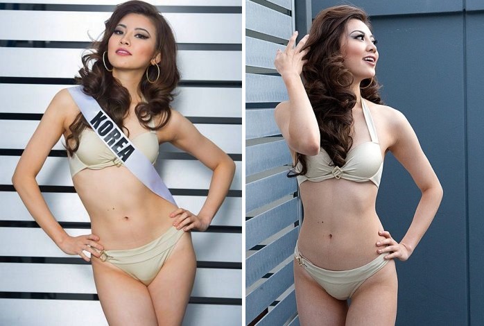 Seoyeon Kim, Miss Korea 2015 poses in Yamamay swimwear upon arriving to Planet Hollywood Resort & Casino on Thursday, December 3rd. The 2015 Miss Universe contestants are touring, filming, rehearsing and preparing to compete for the DIC Crown in Las Vegas. Tune in to the FOX telecast at 7:00 PM ET live/PT tape-delayed on Sunday, Dec. 20, from Planet Hollywood Resort & Casino in Las Vegas to see who will become Miss Universe 2015. (The Miss Universe Organization)