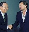 United Nations Secretary-General Ban Ki-moon, left, and actor Leonardo DiCaprio. (Instagram screen capture)