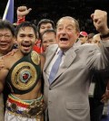 Before Bob Arum, right, began his boxing career in 1965, he was a lawyer in the U.S. Justice Department during the Kennedy and Johnson administrations. (AP / Jae C. Hong)