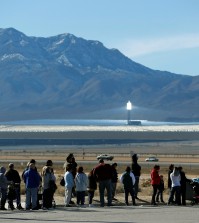 Patrons line up to buy Powerball lottery tickets outside the Primm Valley Casino Resorts Lotto Store just inside the California border Tuesday, Jan. 12, 2016, near Primm, Nev. The Powerball jackpot has grown to over $1 billion dollars for the next drawing on Wednesday. (AP Photo/John Locher)