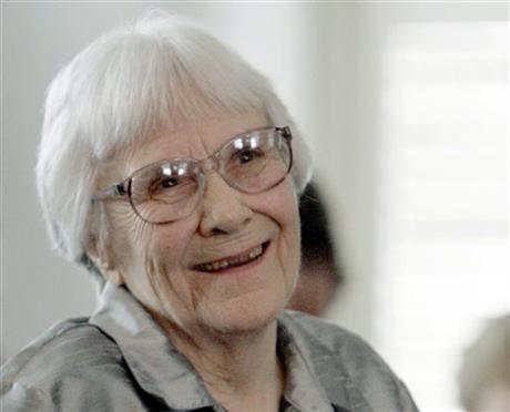 FILE - In this Aug. 20, 2007, file photo, author Harper Lee smiles during a ceremony honoring the four new members of the Alabama Academy of Honor at the Capitol in Montgomery, Ala. Harper Lee, the elusive author whose "To Kill a Mockingbird" became an enduring best seller and classic film with its child's-eye view of racial injustice in a small Southern town, has died according to Harper Collins spokeswoman Tina Andreadis. She was 89. (AP Photo/Rob Carr, File)