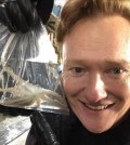 A photo shared by Conan O'Brien on Instagram on Feb. 15, 2016 with the comment "Went to the fish market today and bought a pet octopus. I named him Samuel. #ConanKorea #southkorea #travel." (Yonhap)