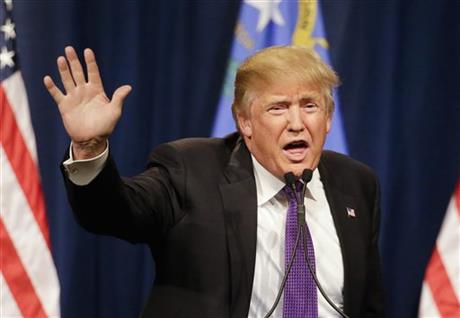 In this Feb. 23, 2016 file photo, Republican presidential candidate Donald Trump speaks in Las Vegas. Legions of Republican voters are coming to grips with the idea that Donald Trump may be their party’s best chance for retaking the White House. Some love the idea. For many others, there’s shock, confusion and anxiousness, but also a feeling that he’d be better than another four years with a Democrat in the White House. (AP Photo/Jae C. Hong, File)
