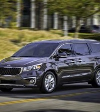 his photo provided by Kia shows the 2016 Sedona SX Limited. The 2016 Kia Sedona, with the best warranty coverage of any minivan and an award-winning, inviting interior, is a must-see vehicle for shoppers looking for a spacious, comfortable, family ride. (Bruce Benedict/Kia via AP)