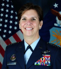 This undated photo provided by the U.S. Air Force shows Gen. Lori J. Robinson, Commander, currently the head of the Pacific Air Force. Defense Secretary Ash Carter says President Barack Obama will nominate the first woman to head a major U.S. military combatant command. If confirmed by the Senate, Robinson would be the seventh commander to head the Colorado-based U.S. Northern Command. (U.S. Air Force)